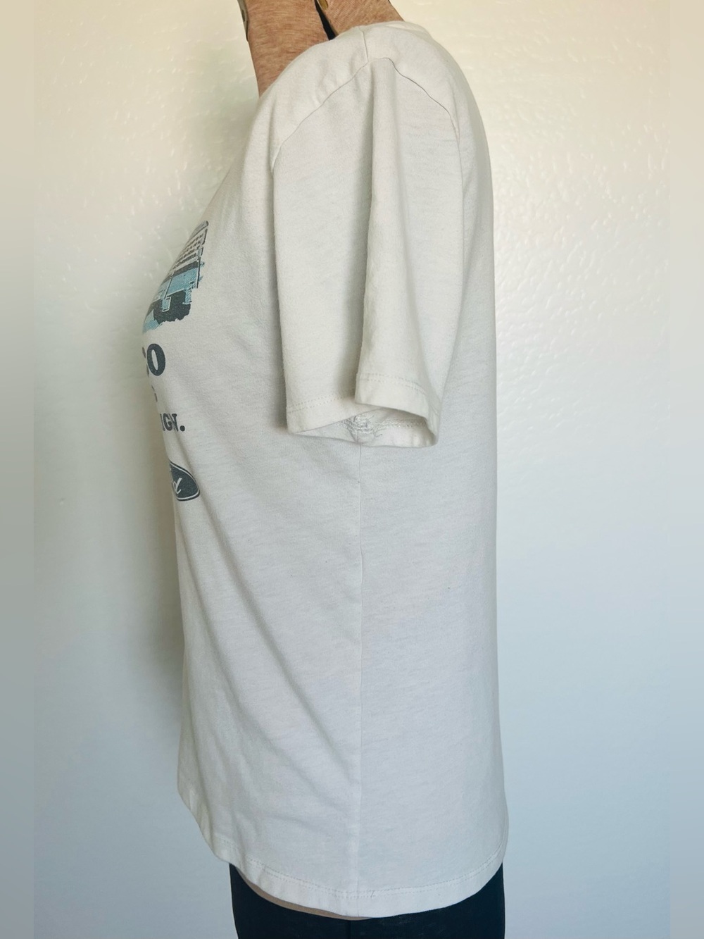 Ford Bronco Tee - White with Orange and Blue Print - Picture 4 of 8